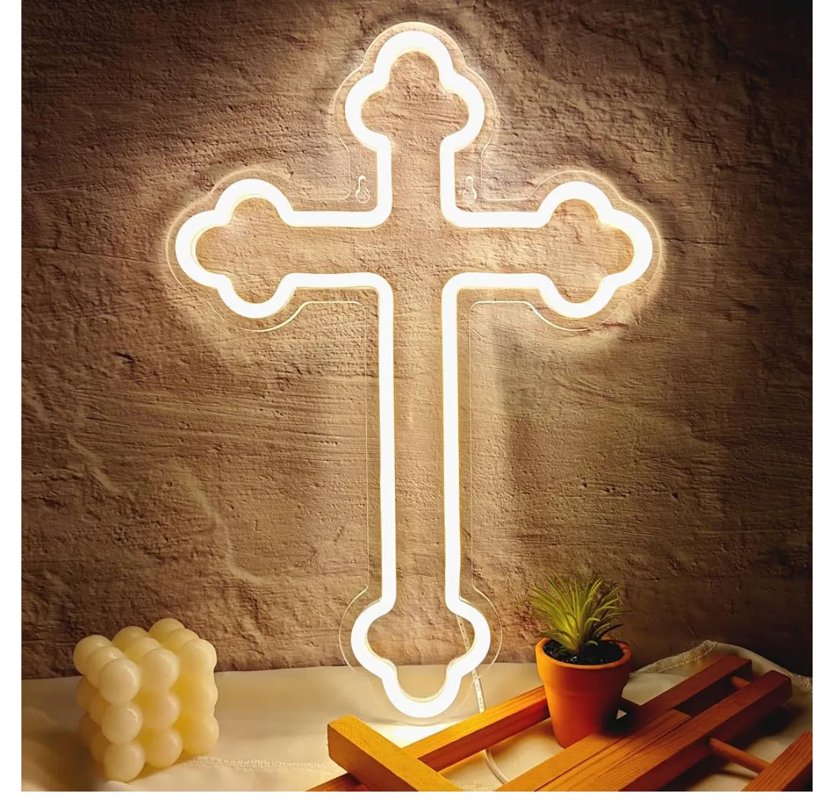 Cross Neon sign