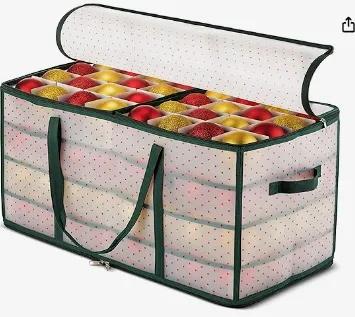 Plastic Christmas Ornament Storage Box