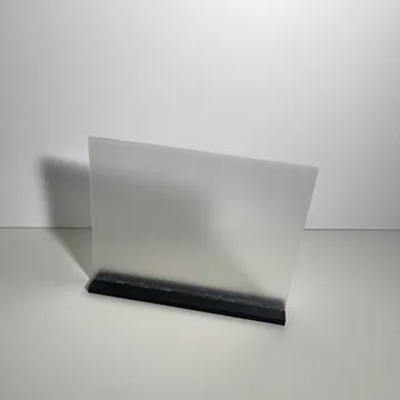 Tabletop acrylic sign holder