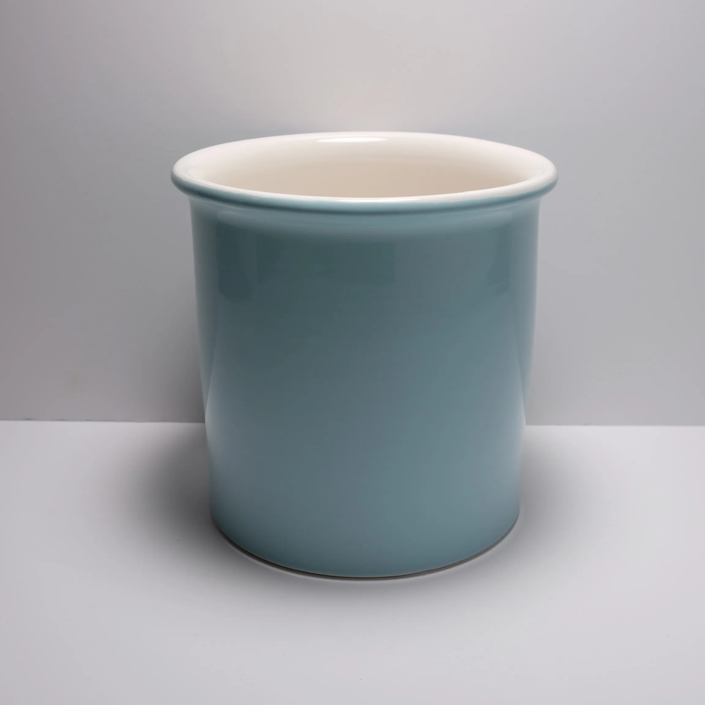 Utensil Canister - Ceramic - Teal