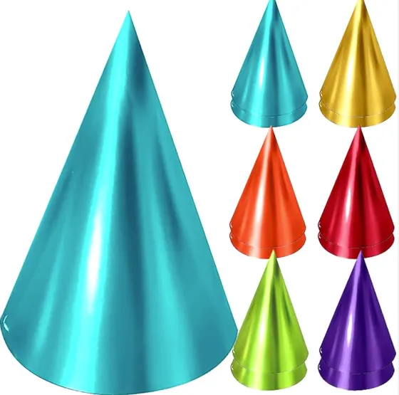 Classic Party Hats Medium Assorted Colors