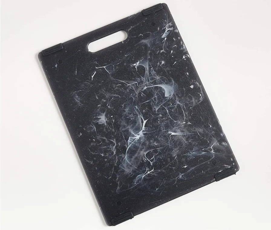 Cutting Board Black Marble 14.5x11 Crate&Barrel
