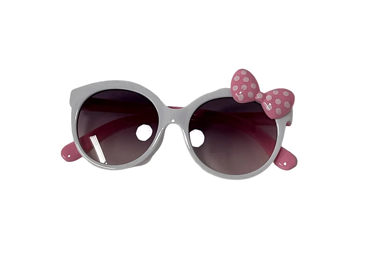 Kids Girl Sunglasses w/ Pink Bow