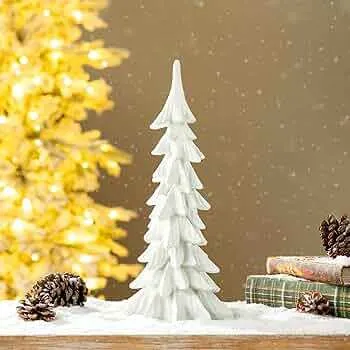 Resin Mini Table Tree White