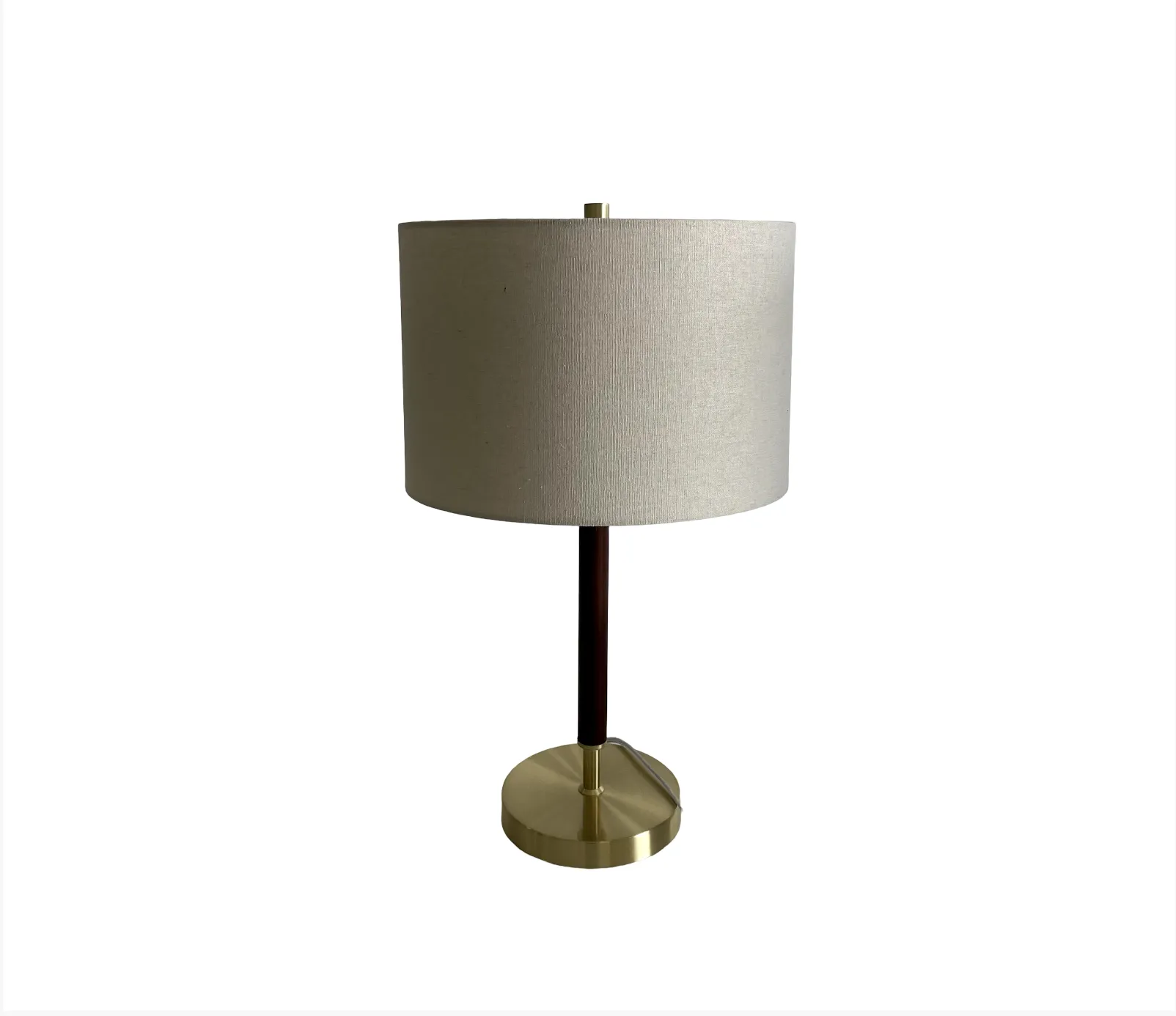 Table Lamp Brown&Gold Beige Shade