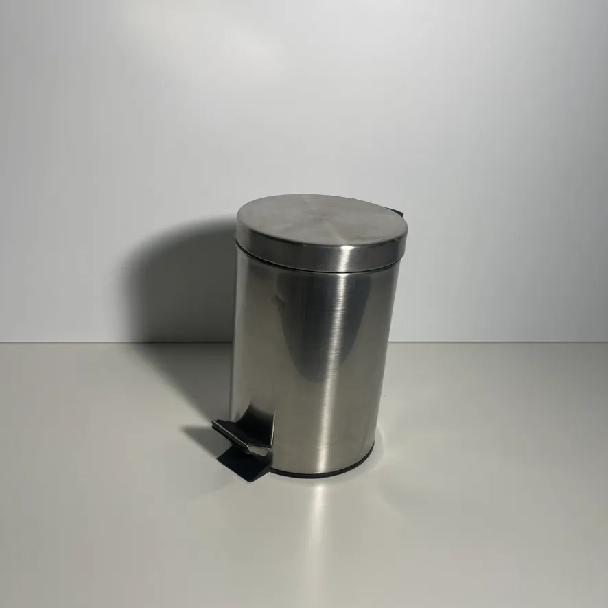 Washroom Trash Can - Stainless Steel - Small