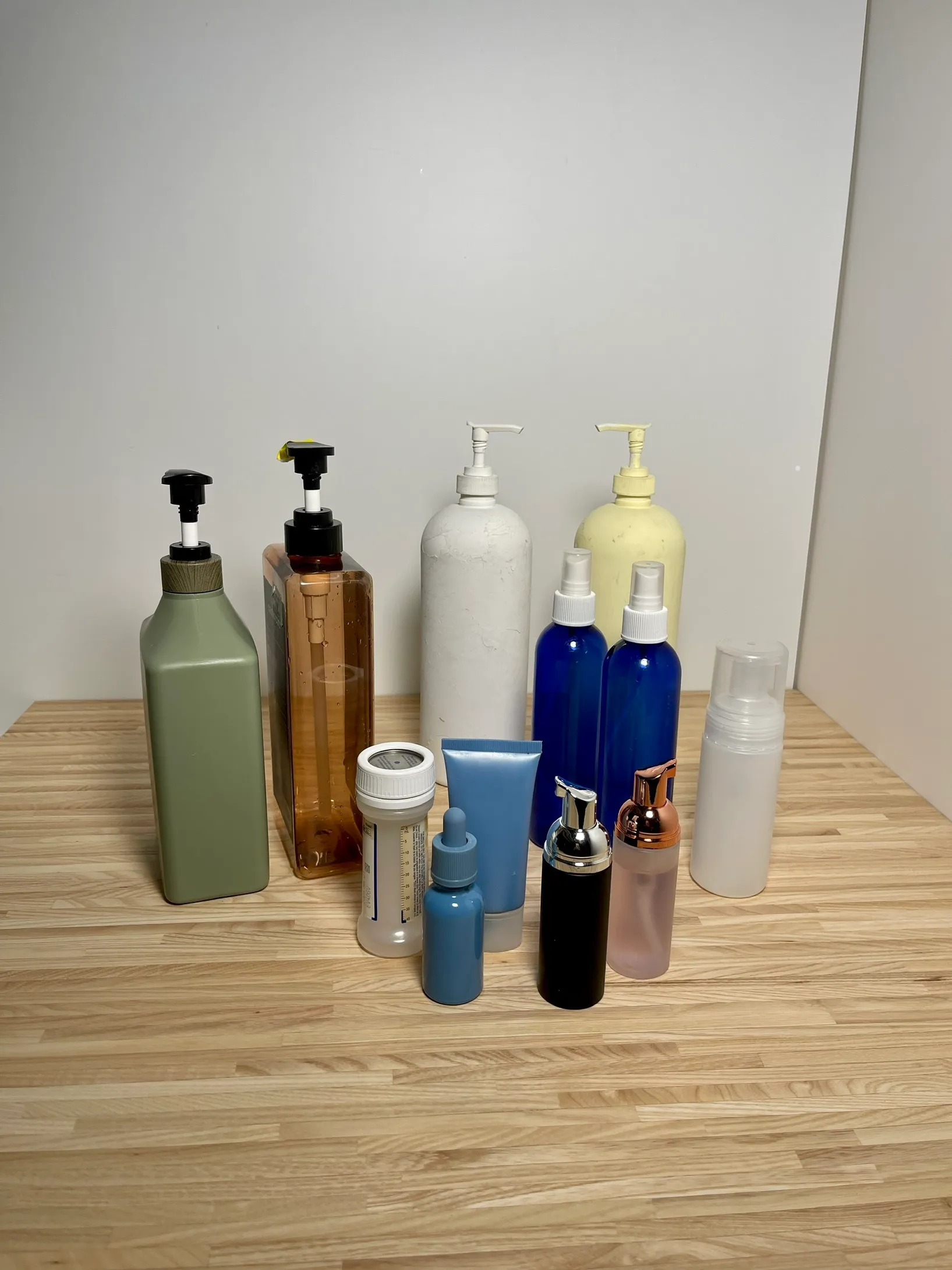 Assorted Detergent Bottles