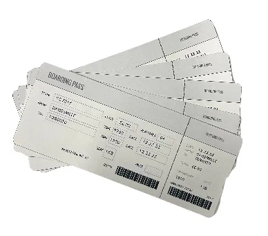 Boarding Pass Flight Ticket