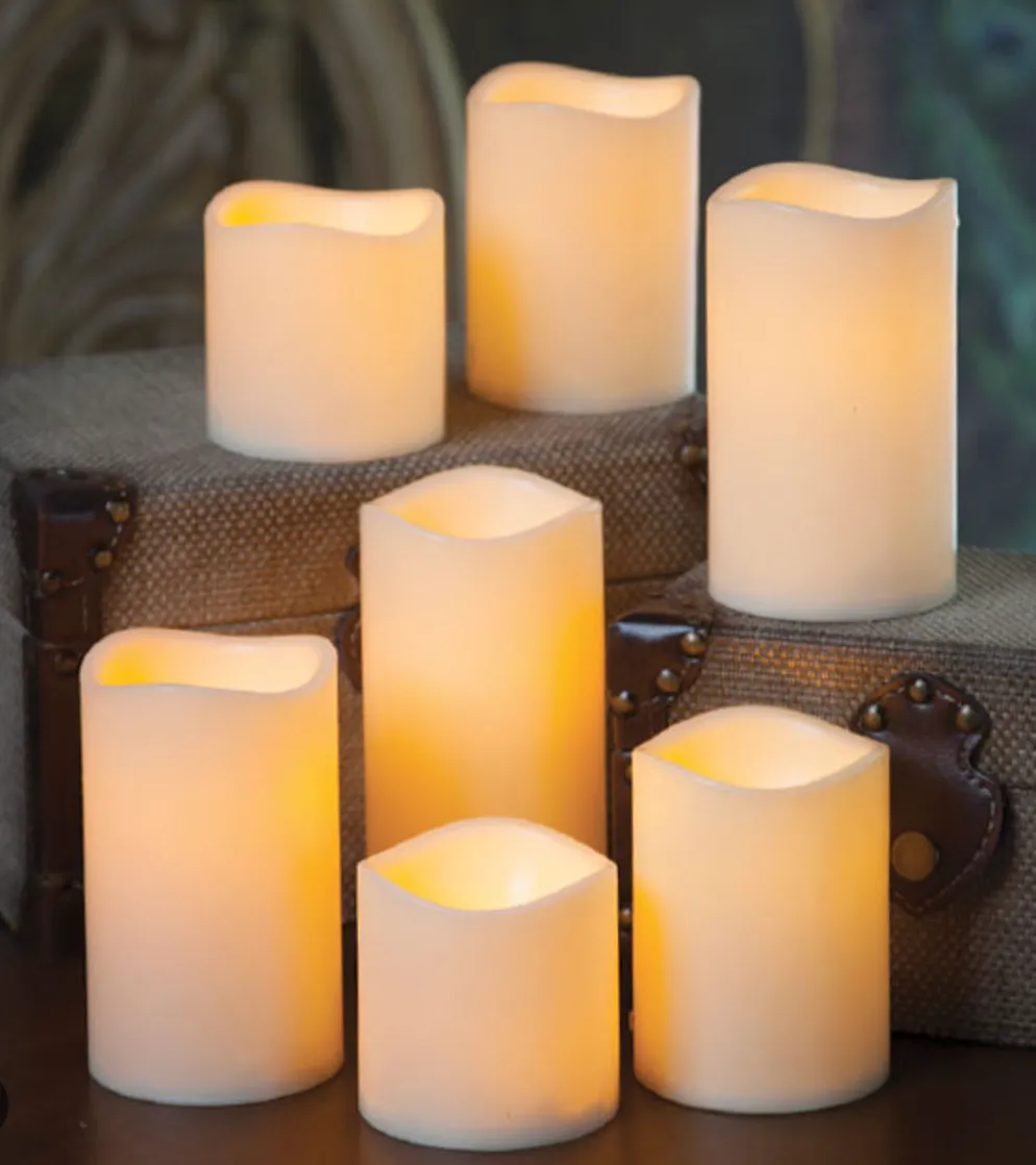 Faux Battery Operated Candles Assorted