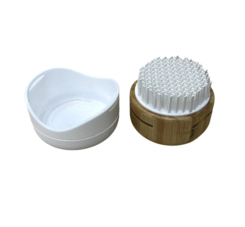 Lint Brush Wood&White