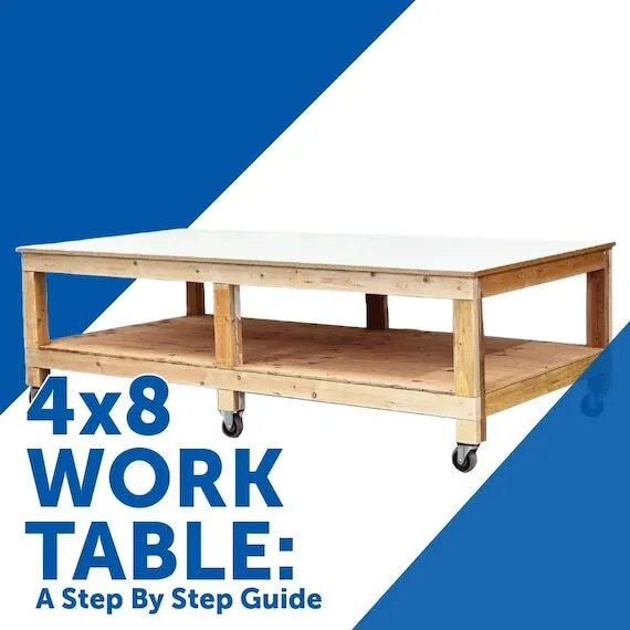Work Table - 4x8 on castors