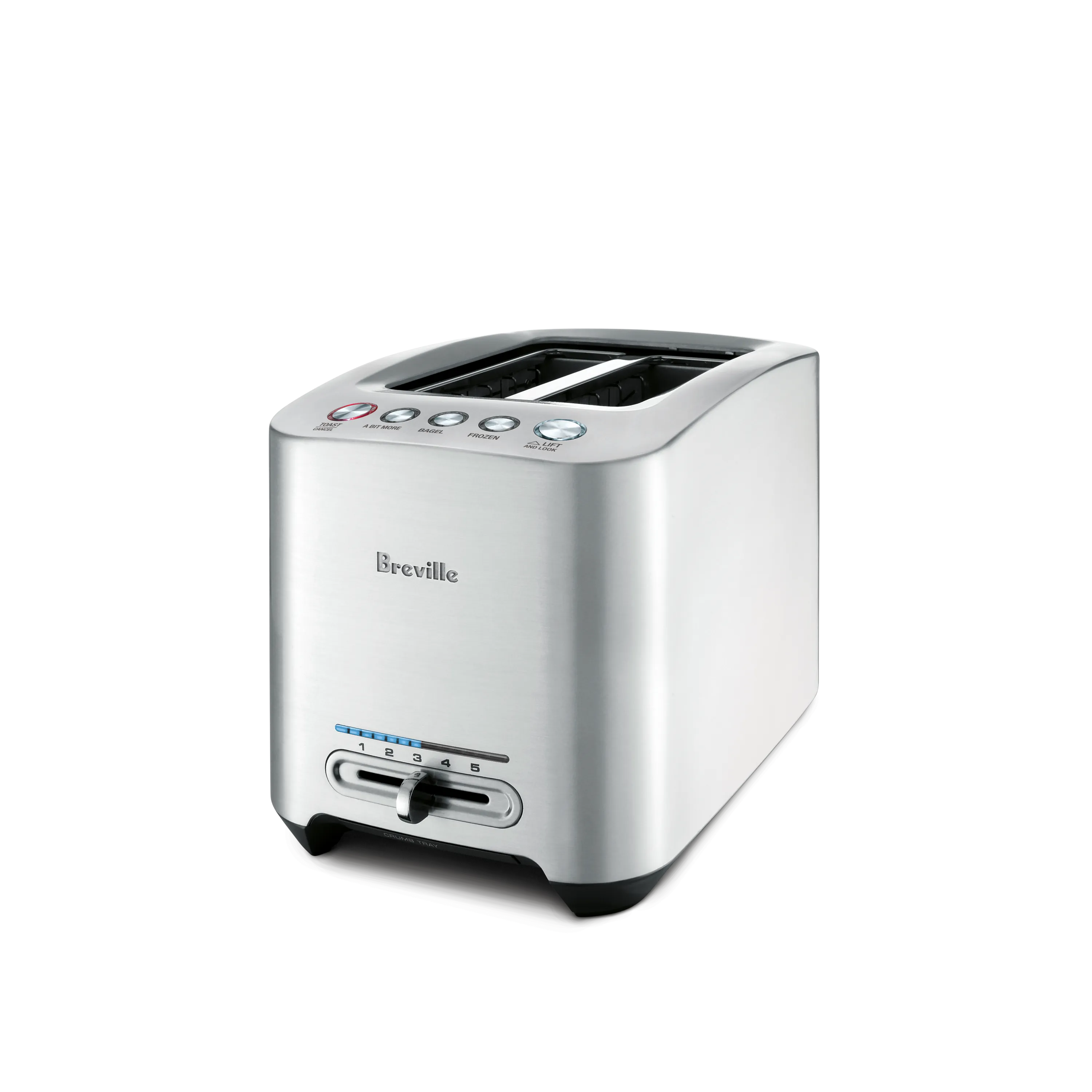 Toaster - Stainless Steel and Black