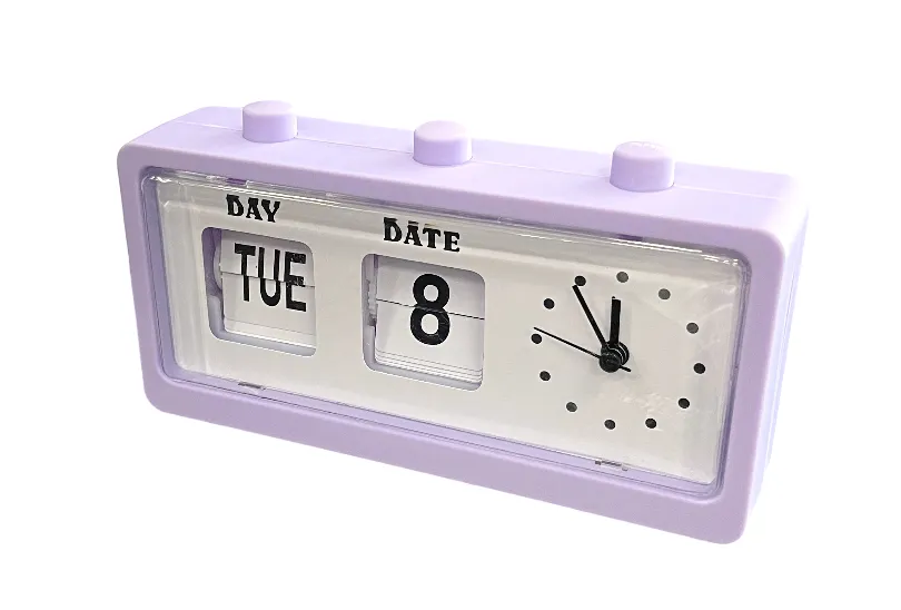 Nightstand Alarm Clock Lilac