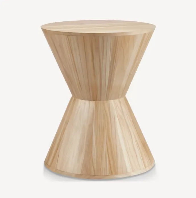 Side Table - Hourglass Natural Mangowoood