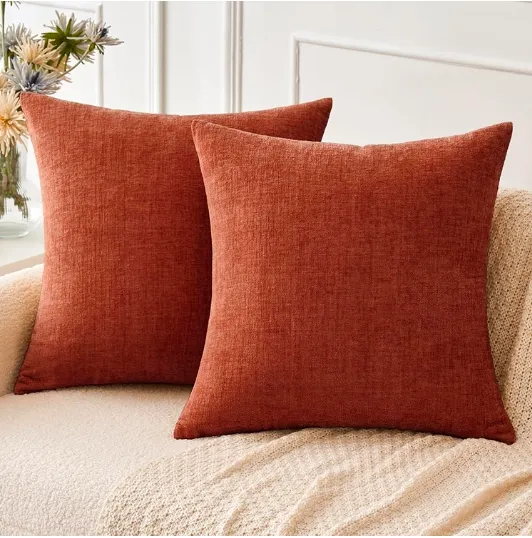 Throw Pillow - Burnt Orange
