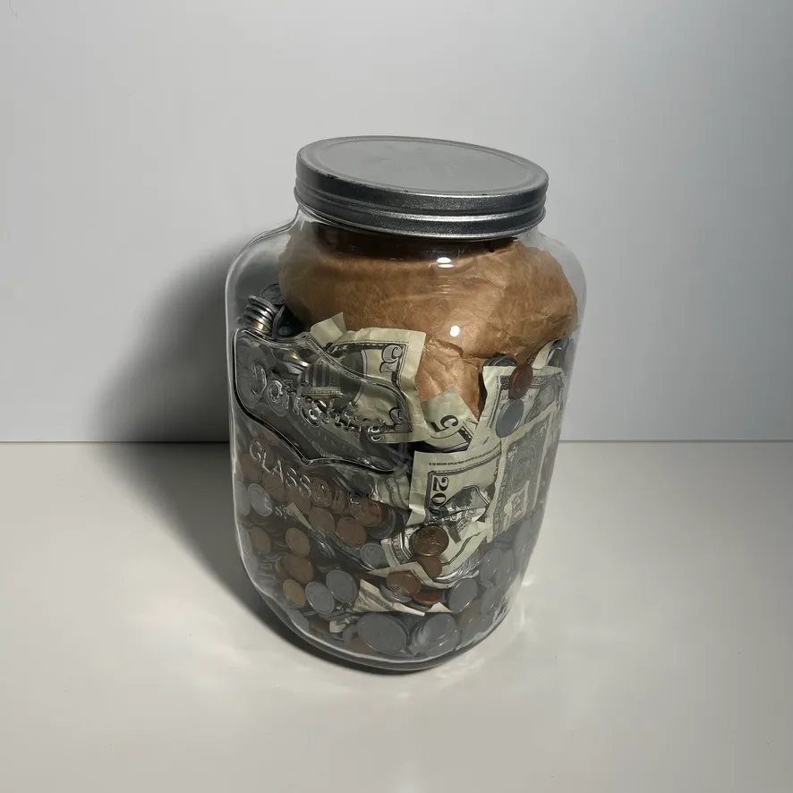 Jar of Money - Glass