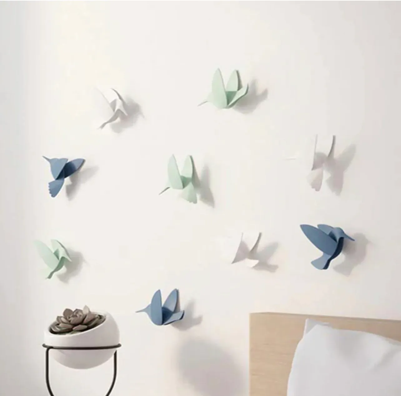 Hummingbird Wall Art Set of 9