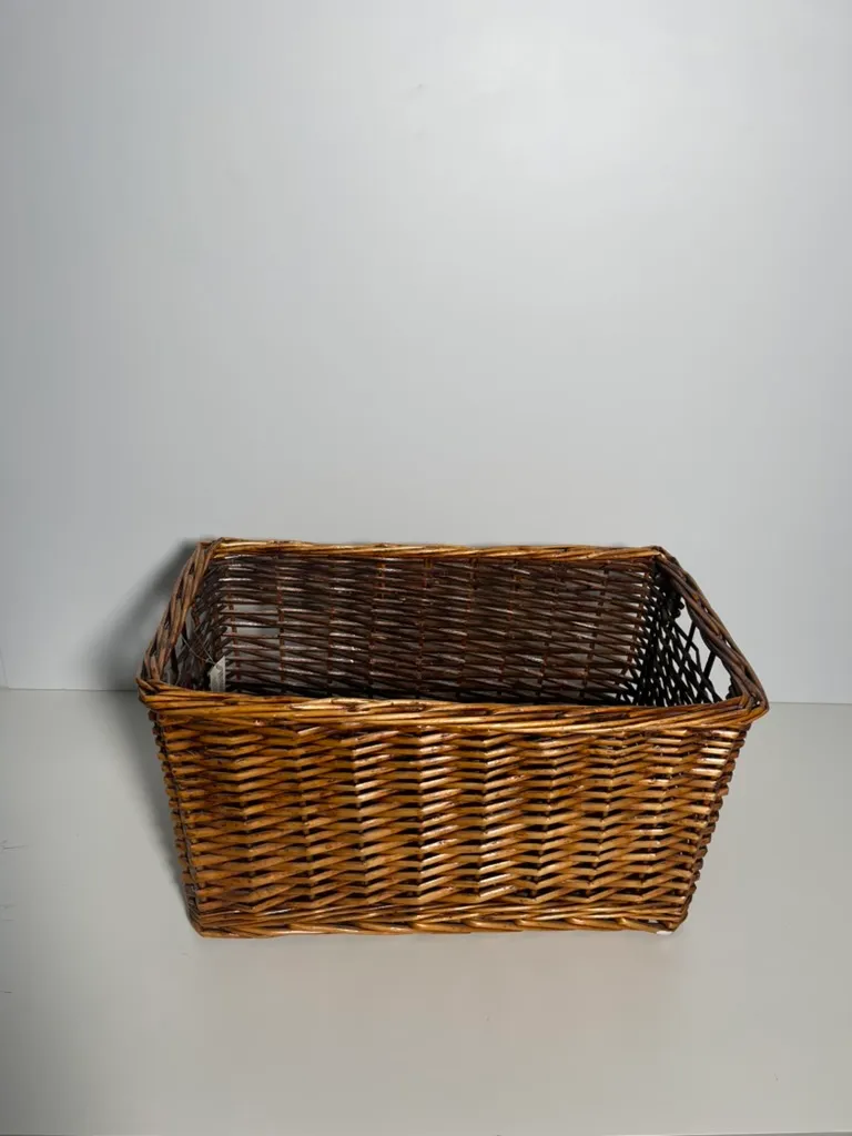 Rectangle Woven Wicker Storage Basket