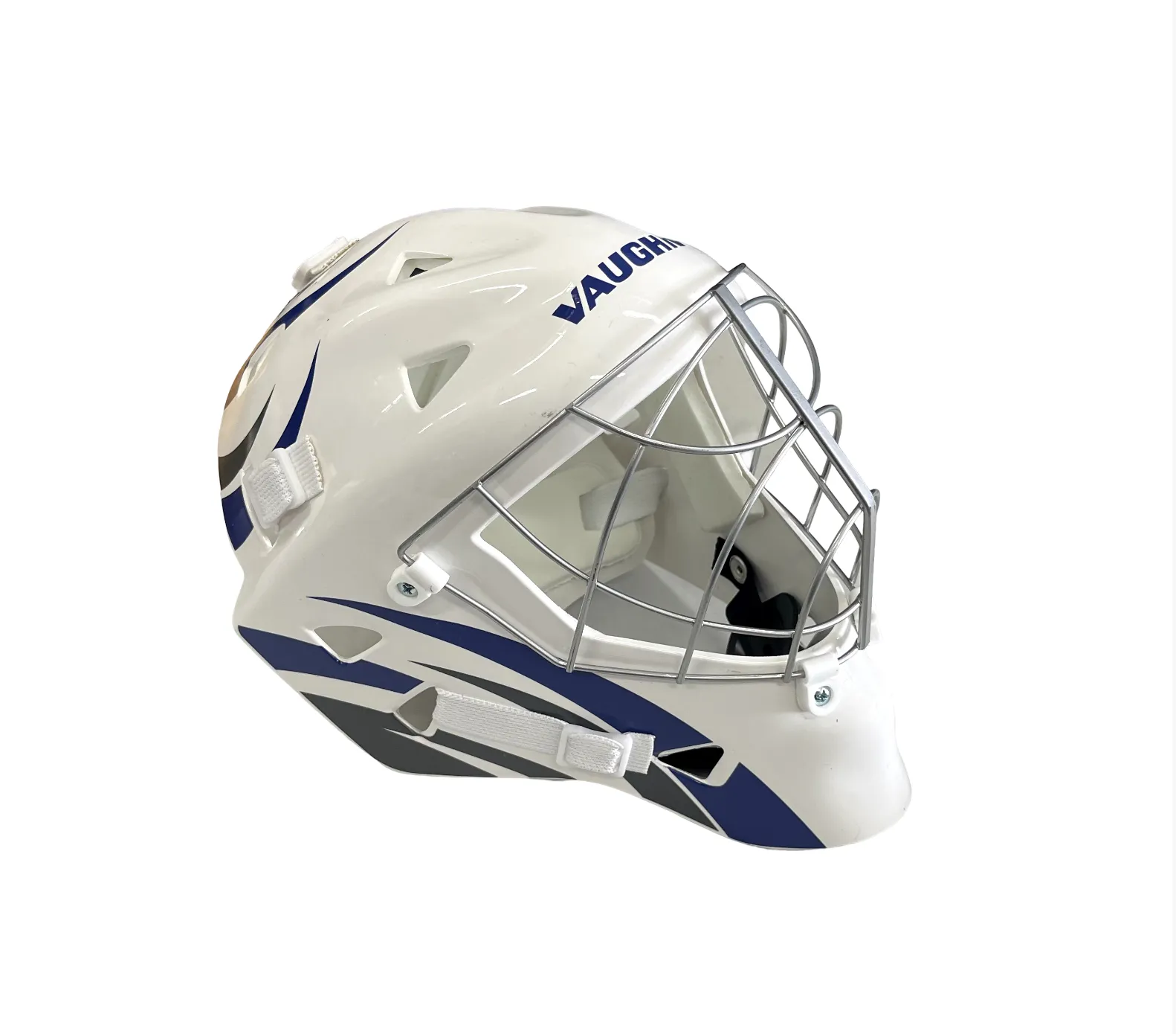 Hockey Goalie Mask White&Blue