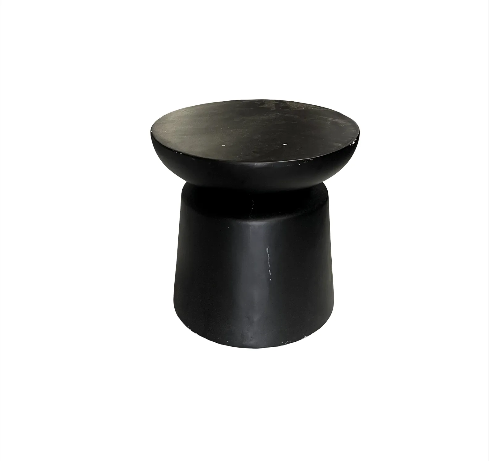 Black Round Side Table
