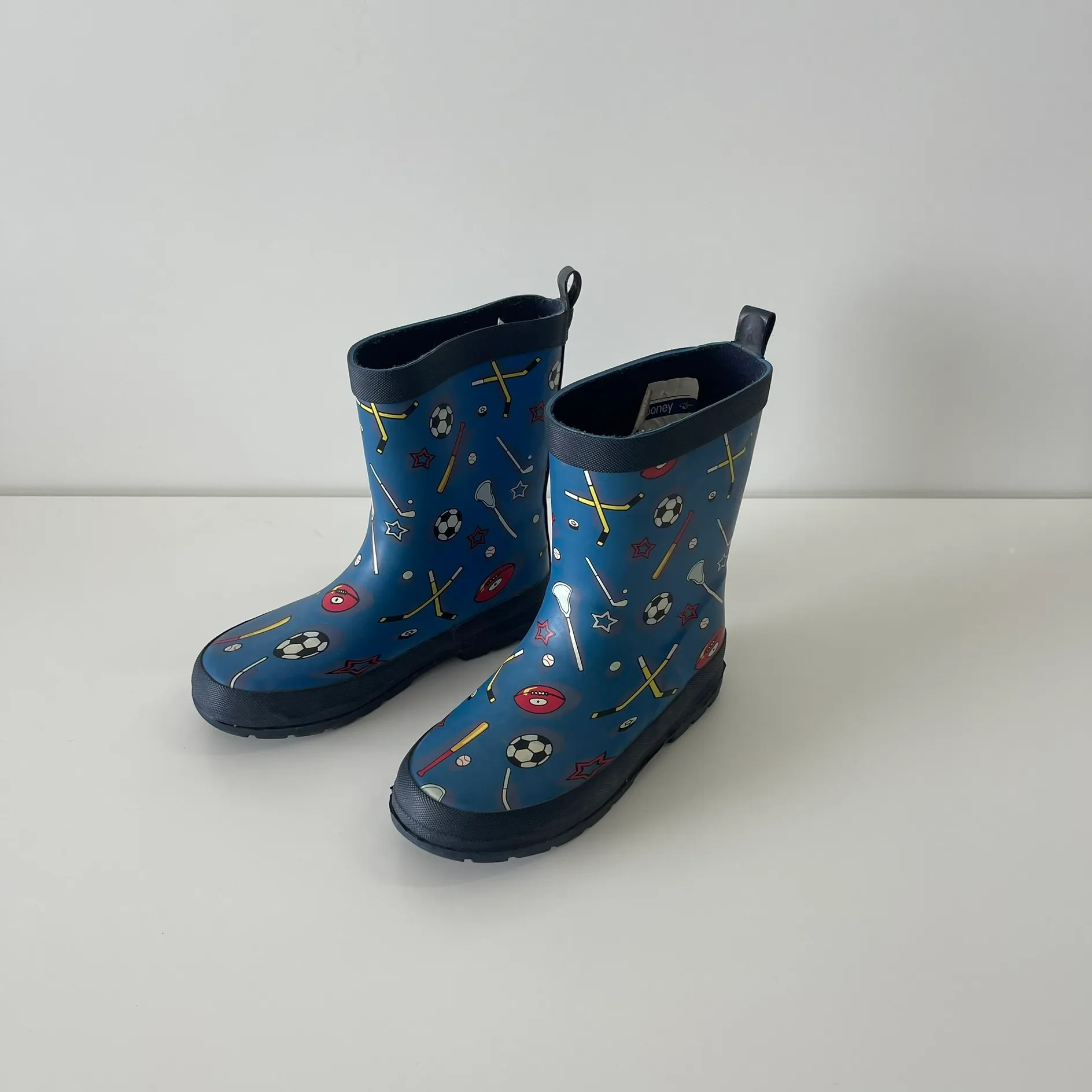 Sports Printed Baby Rain Boots