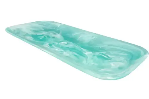 Platter - Aqua - 16" x 7"