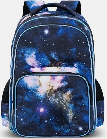 Kids Backpack Galaxy Theme