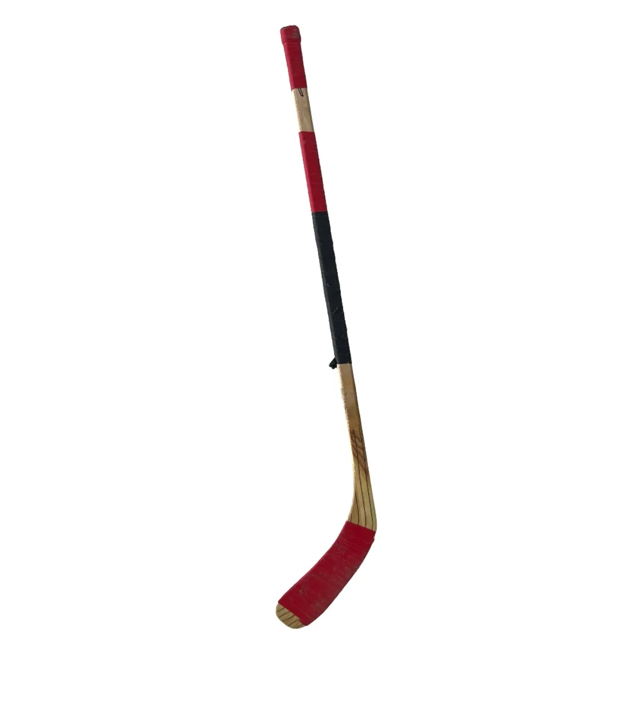 Hockey Stick - Wood w/ Red&Black Tape - Kids
