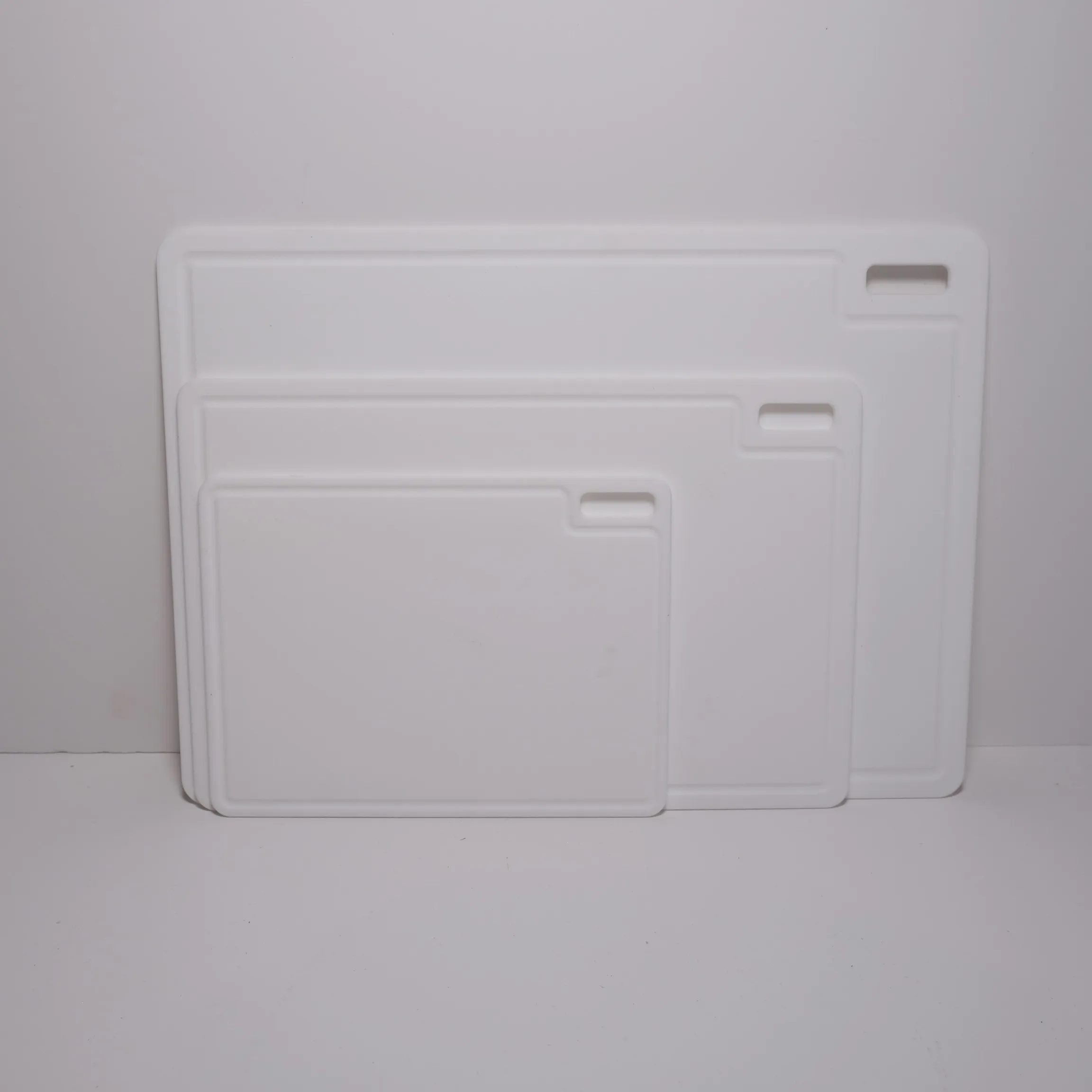 Cutting Board - Plastic - White - 3pc
