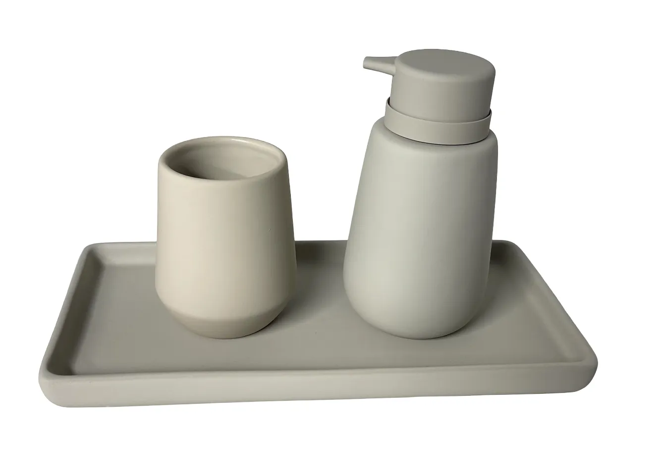 Bathroom Set Beige 3pc