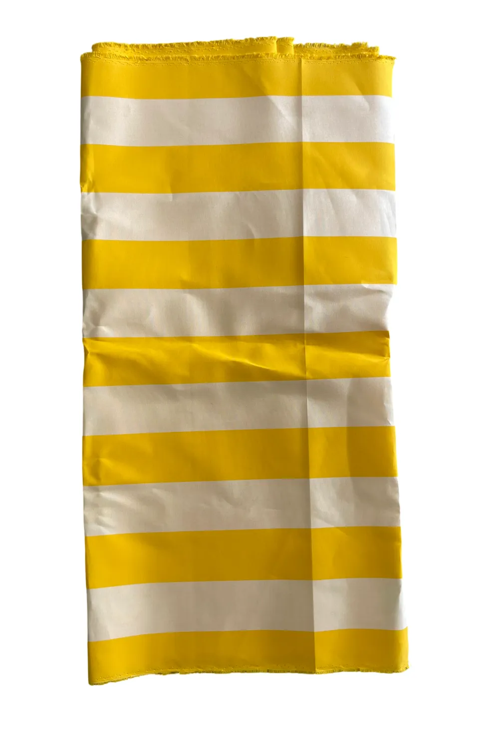 Fabric Stipped Pattern White&Yellow 16'x4'