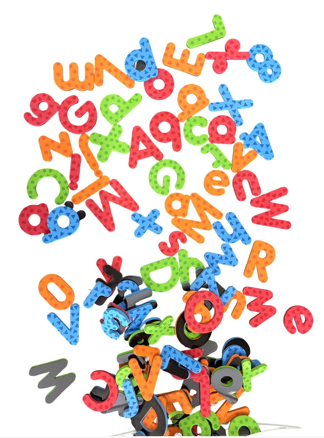 Magnets - Foam Letters + Numbers Multicolor Assorted