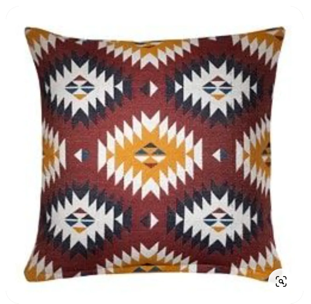 Throw Pillow - Pattern Colorful Red - 20" x 20"
