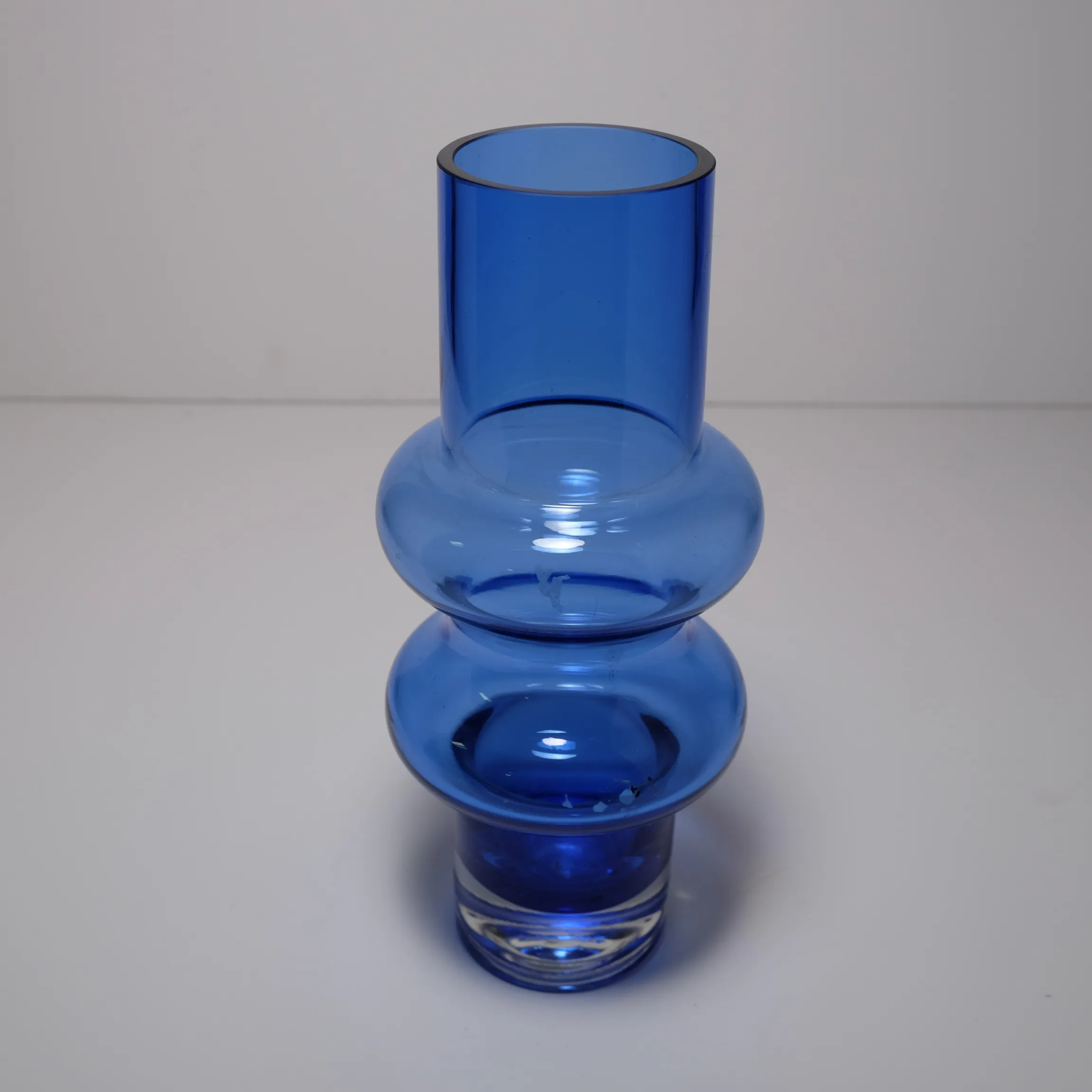 Vase - MCM - Blue - Glass