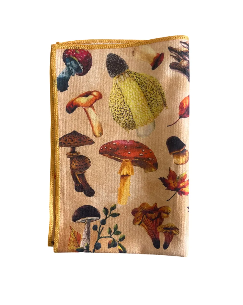 Microfiber Cleaning Cloth Mushroom Pattern