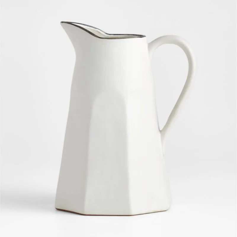 Cream Terracota Pitcher