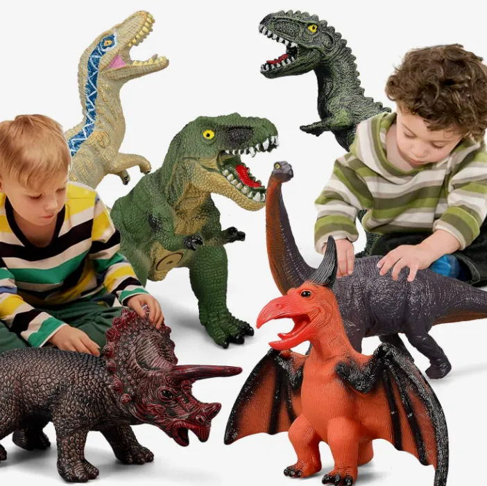 6 Assorted Dinosaurs Toys for Kids