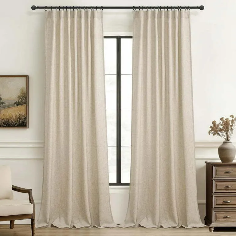 Curtains - Sheers - 110" - Light Beige