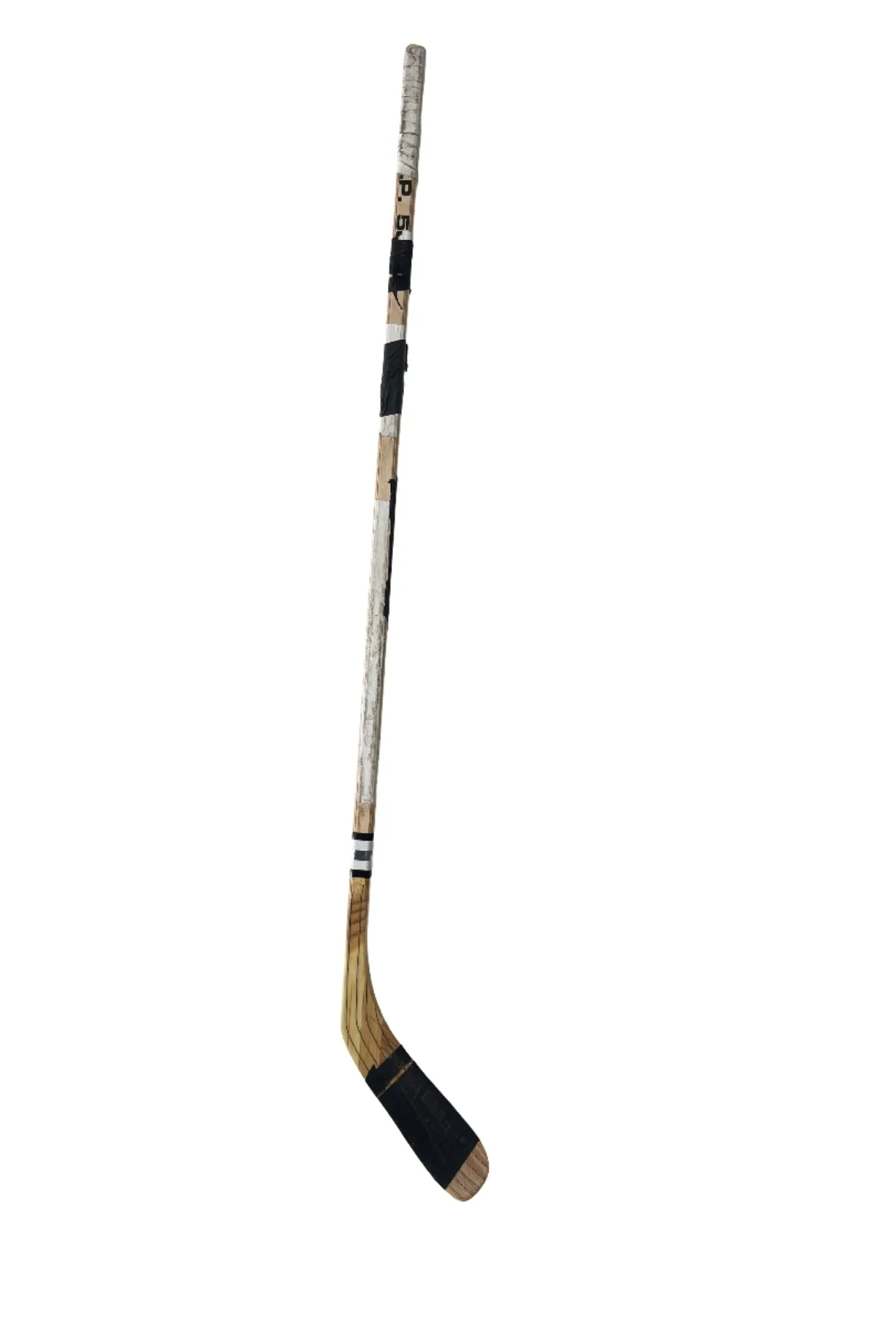 Hockey Stick - Wood w/ Black&White Tape