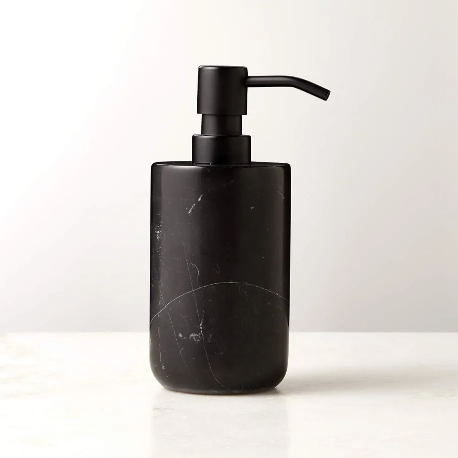 Black Marble Soap Pump Crate&Barrel