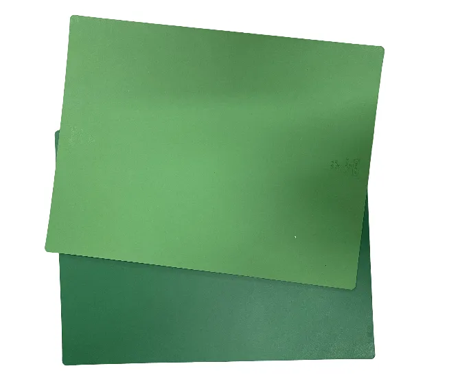 Cutting Board Green Plastic - Set of 2