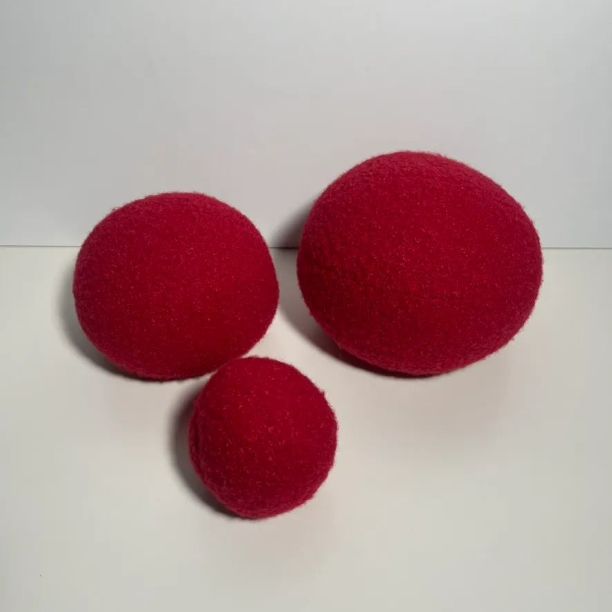Fabric Balls Cat Toys - Set of 3