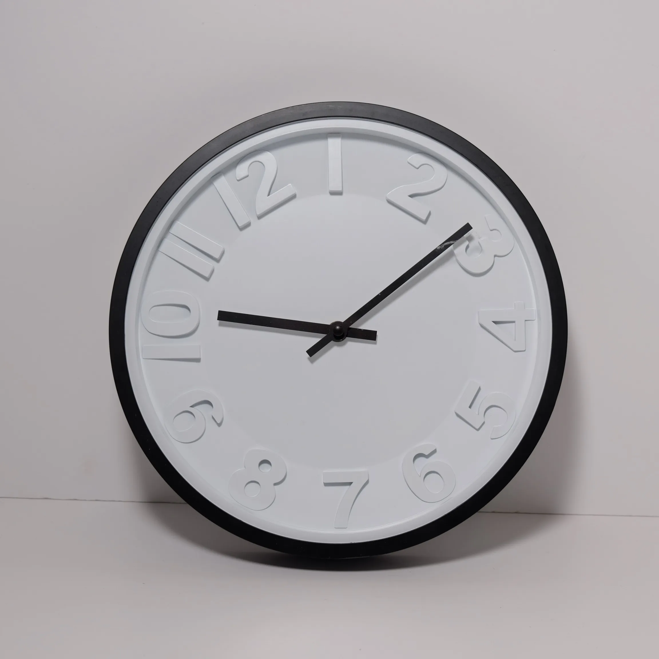 Clocks - Black Frame White Face And Letters
