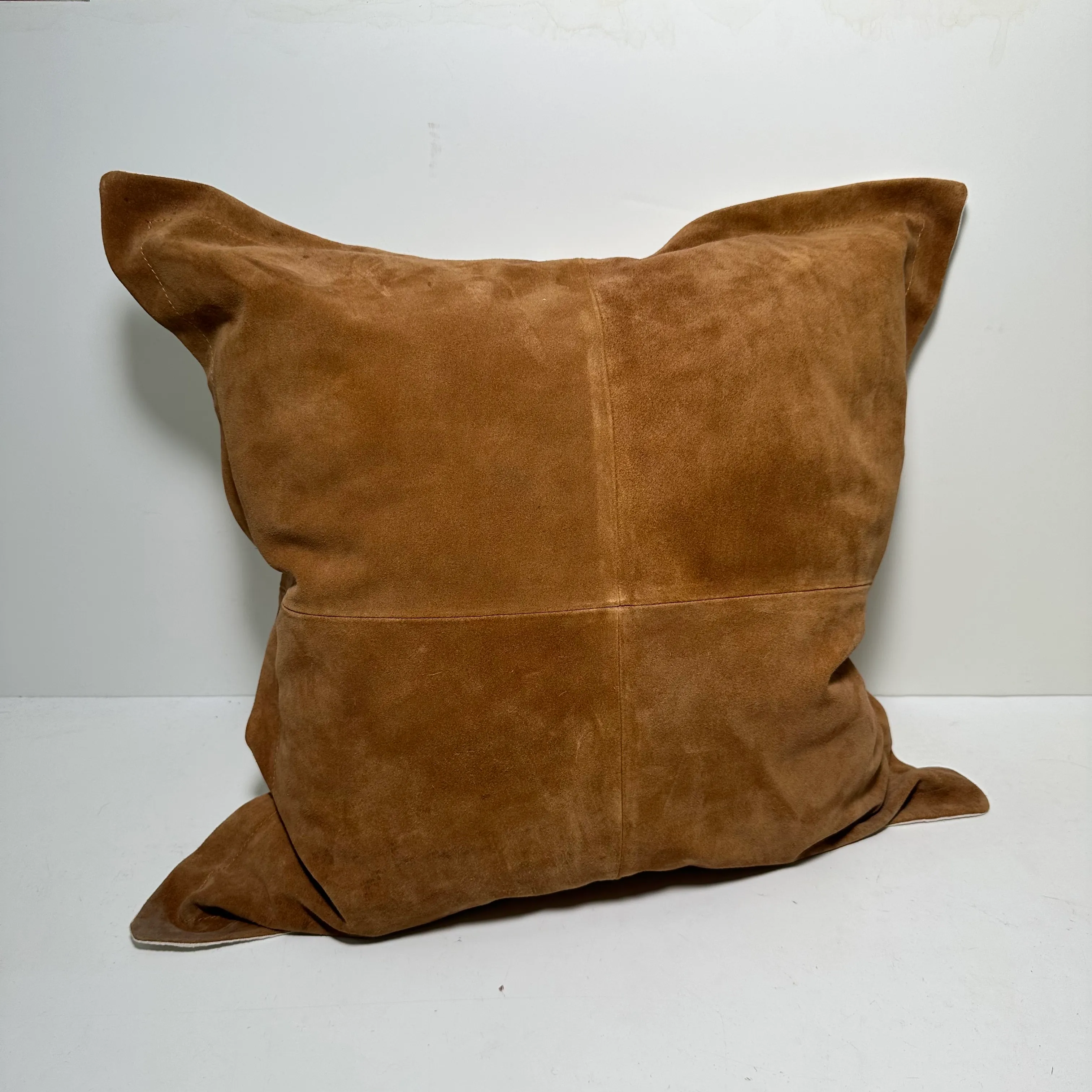 Throw Pillow - Suede - Brown