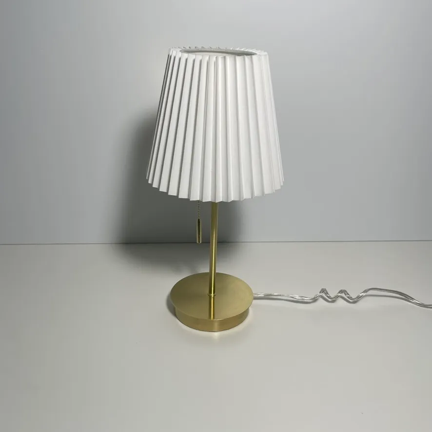 Classic Pleated Accent Lamp