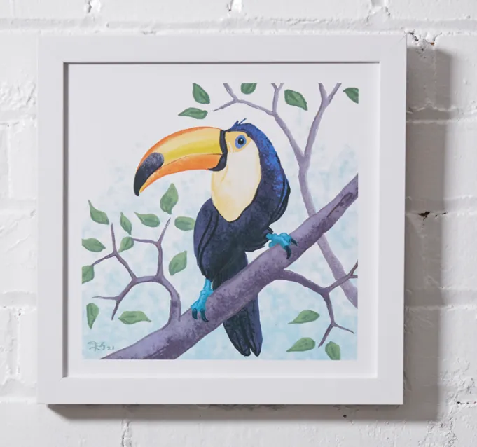 #K012 10x10 Print Framed