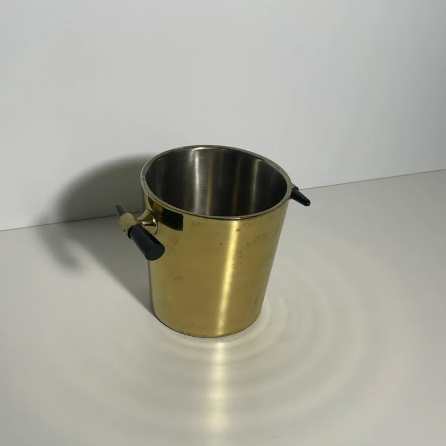 Ice Bucket - Vintage - Gold Plated