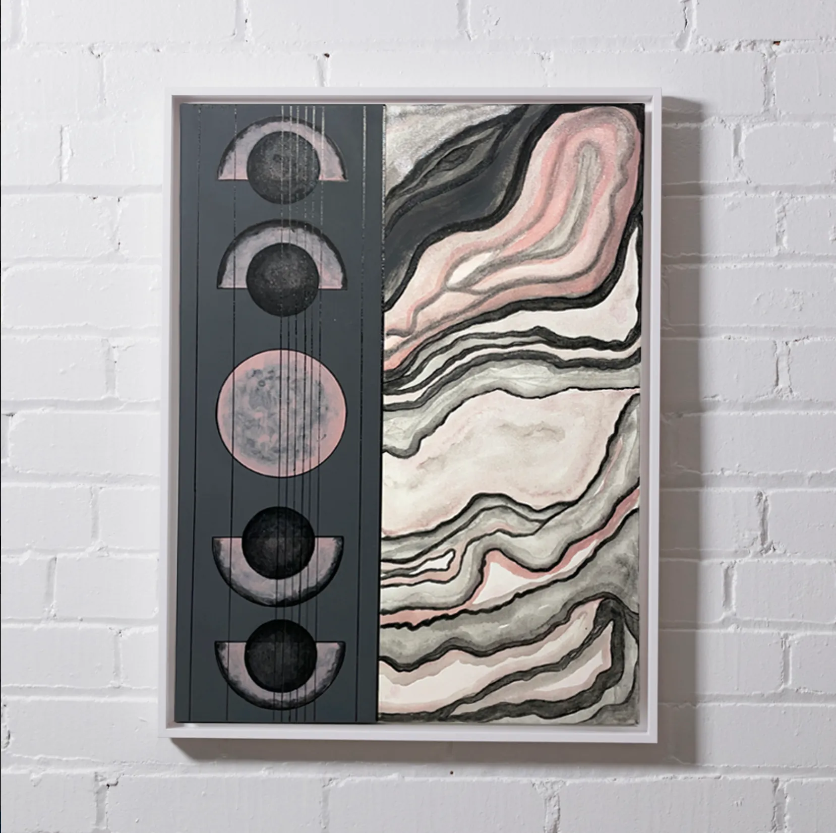 #C053 Art Canvas 18x24 - MCM Marble