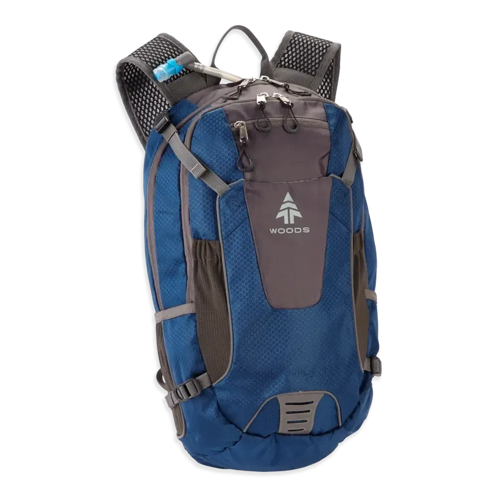 Hiking Backpack - Medium - Blue & Grey