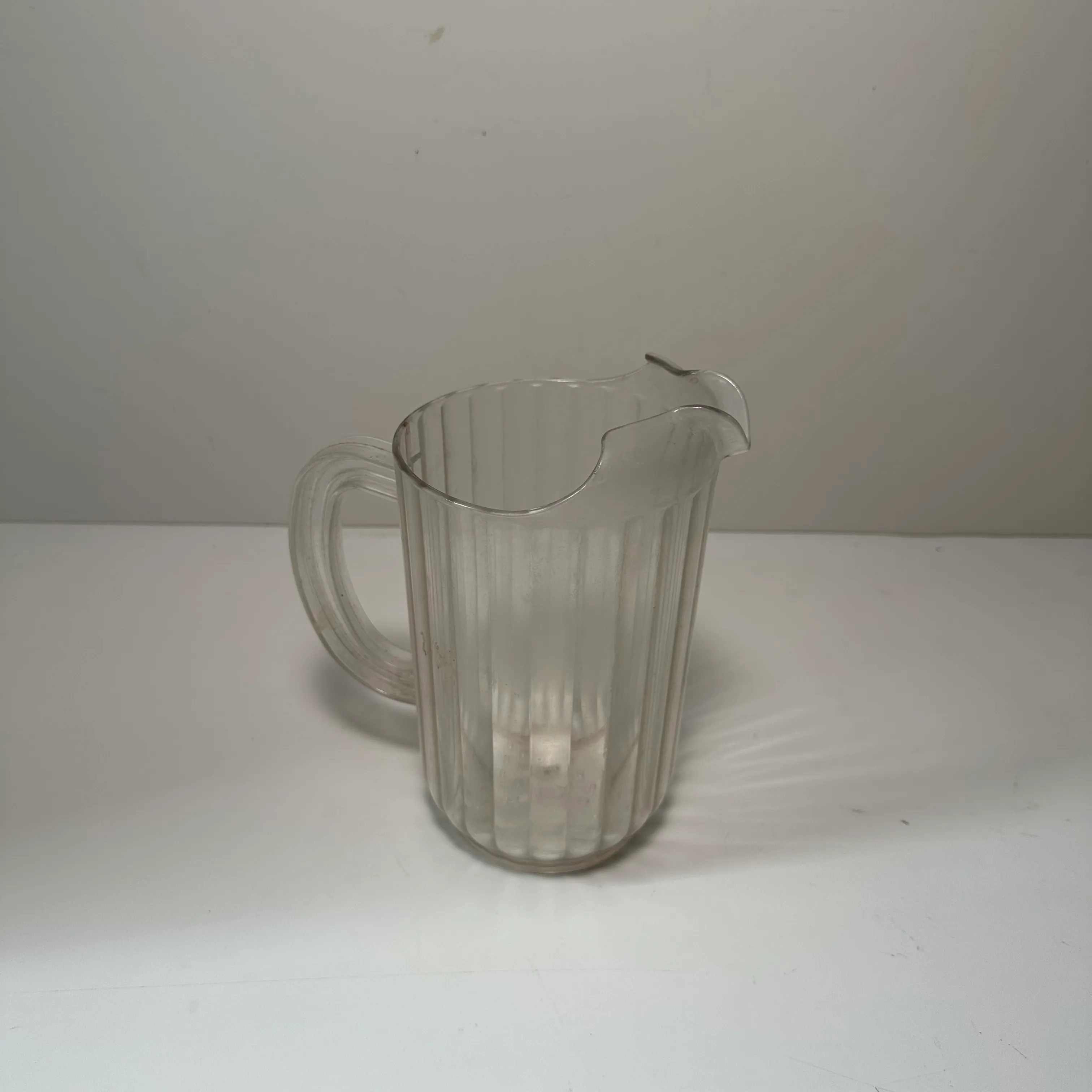 Water Pitcher - Plastic - Clear